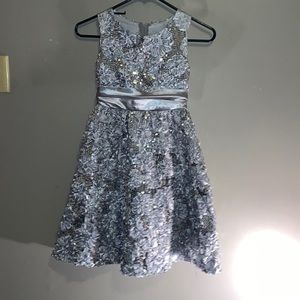 Beautiful and worn one time formal girls dress